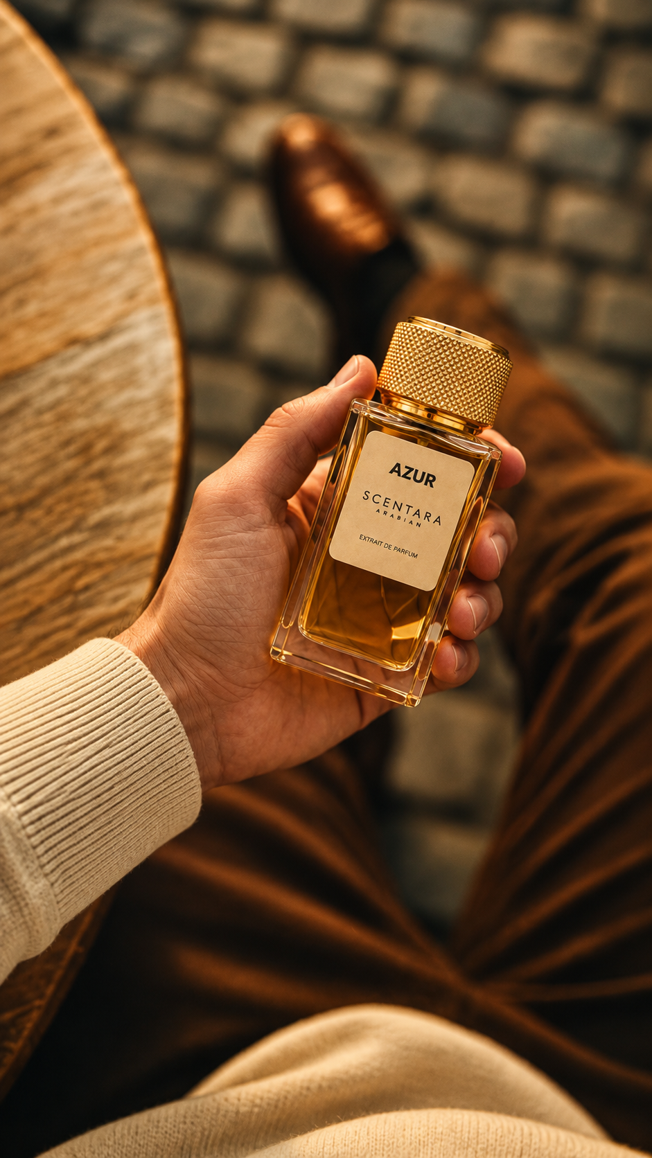 Azur Extrait de Parfum | Saffron, Amber & Cashmere Musk