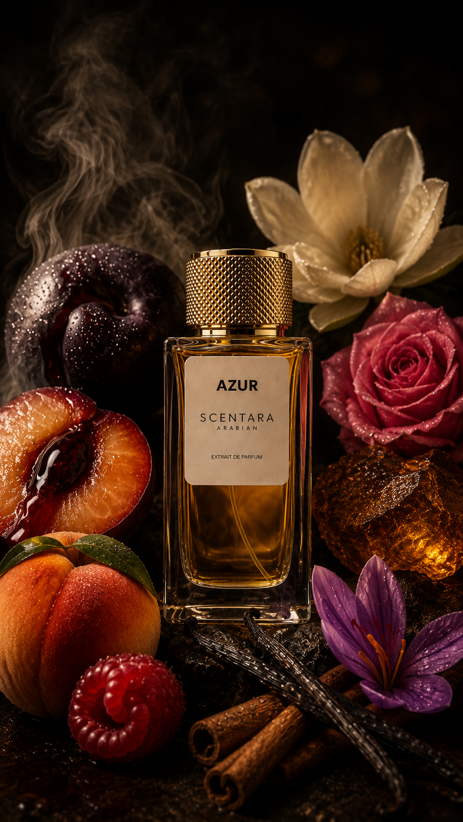 Azur Extrait de Parfum | Saffron, Amber & Cashmere Musk